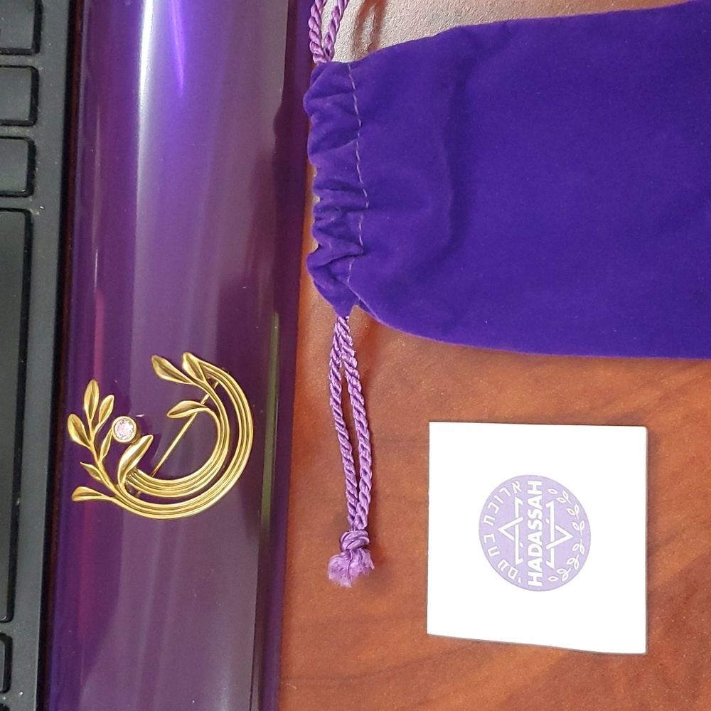 Hadassah Founder 1990 Pin